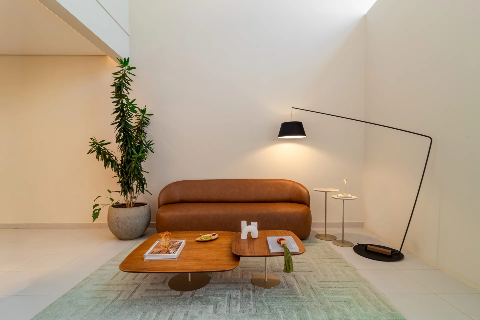 Sala de luxo com projeto luminotecnico Aeroluce